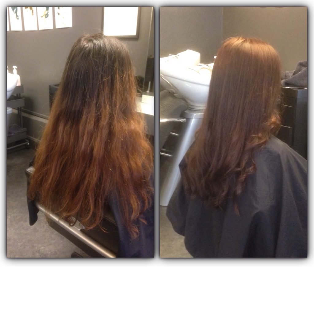 IMG 5030 - Från ombre till helfärg med fantastiska Olaplex!